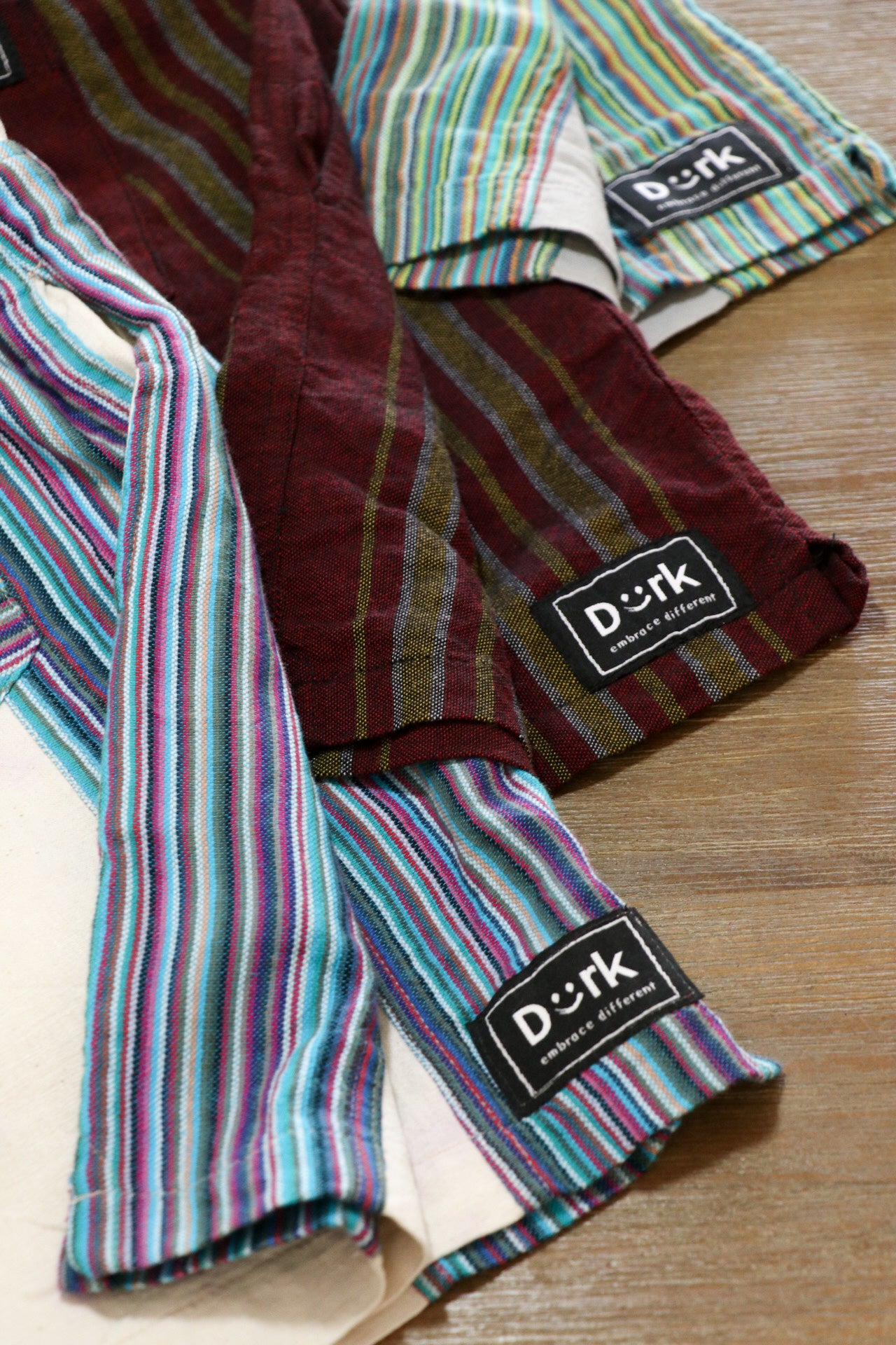Dürk shorts Cream & Turquoise