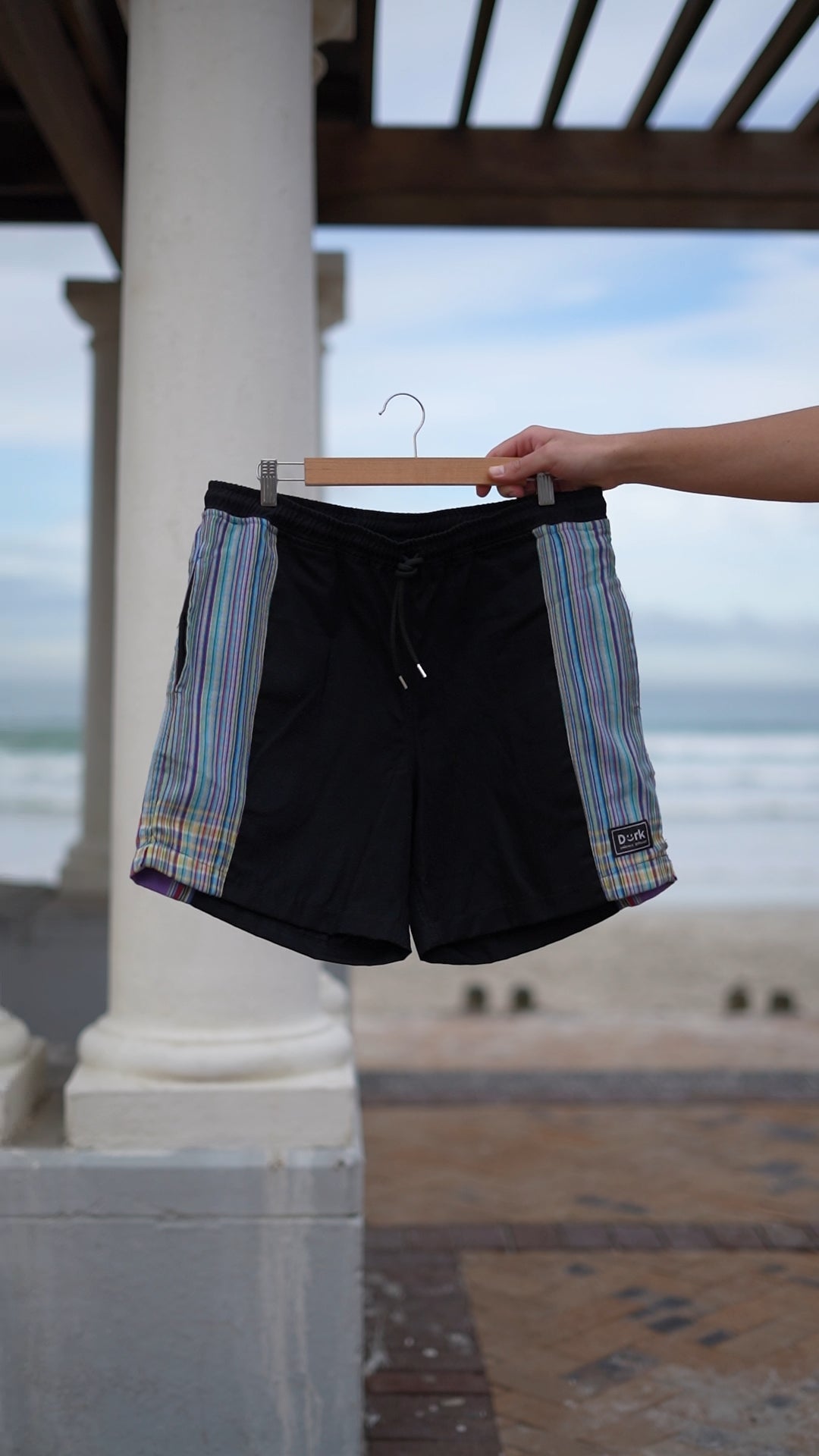 Dürk shorts Black & Turquoise