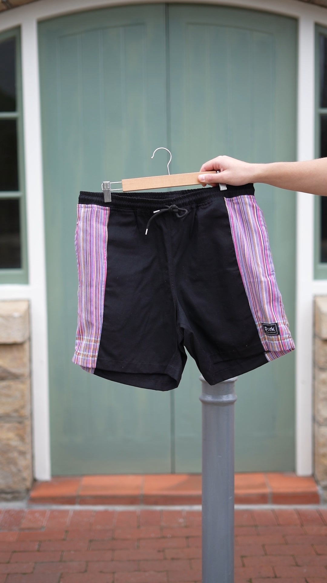 Dürk shorts Black & Pastel pink
